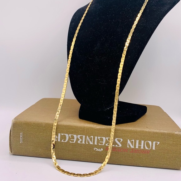 Vintage MERLITE 30” signed gold chain necklace new old stock - Picture 3 of 11